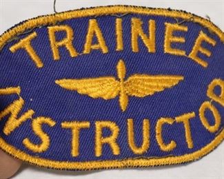 World War II Army Air Corp Trainee Instructor Military Patch