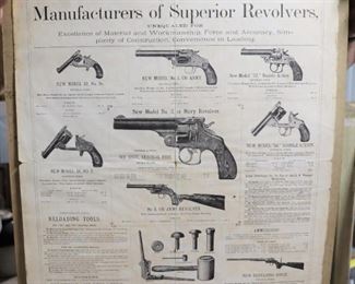 Nov. 1st 1883 Smith And Wesson Springfield Mass Manufacturers Of Superior Firearms Poster