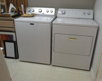 Maytag washer, Whirlpool dryer