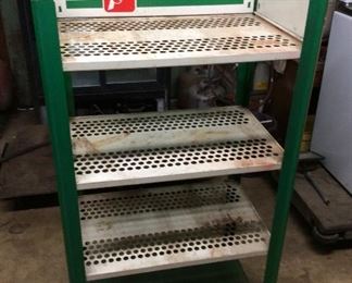 Vintage Metal 7 UP Display.