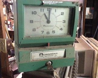 Vintage 1980’s Workers Time Clock.