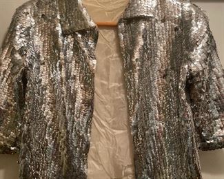 Fabulous liquid sequin dinner jacket!
1950s after designs worn by Judy Garland