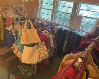 Clothing galore! Scarves and belts!!