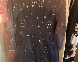 Custom Moonlight Gown net and black taffeta. 