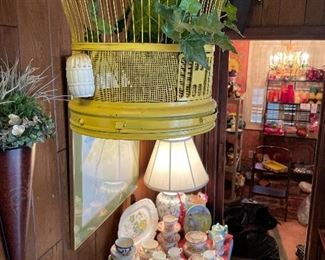 Vintage bird cages