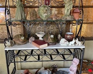 Bakers Rack from Samuels
Heavy iron and marble