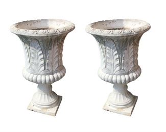 Pair of Tall Garden Urns/Planters