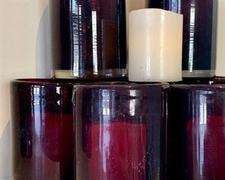 Smaller but similar - each with faux flicker candle