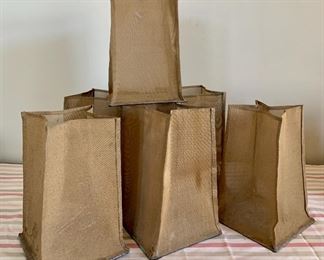 Metal fabric votive holders