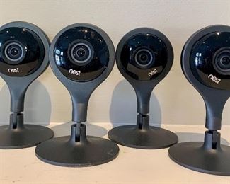 Nest Cameras (model A0005) with accompanying cords