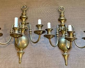 Vintage Brass Candelabras