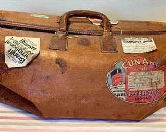 Senator John Fulbright's leather overnight bag - not in great condition but certainly a cool slice of political history!