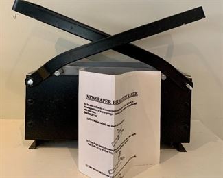 Newspaper Briquette Maker