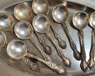 10 Sterling Spoons