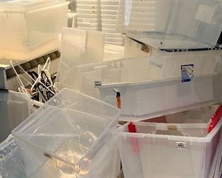 Hundreds of storage bins in all sizes!