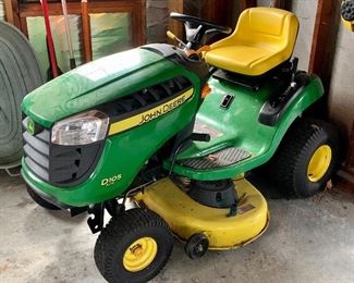 John Deere D105 Tractor.  We have the Plow & Trailer Attachments.  
