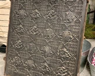 Architectural Salvage - Antique Victorian Fireback 