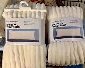 (2) Body Pillow Covers 