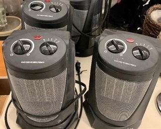 Assorted heaters by Hunter