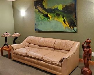 Yellow couch not for sale