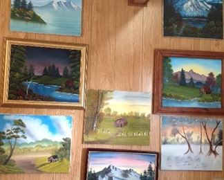 Art work from owner of the home