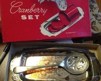 Vintage Cranberry Set