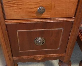 Drawers on vintage dresser