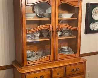 China cabinet - full set of dishes
