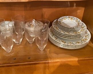 Dishes and glassware