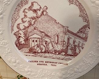 Platter in wall - Chelsea Avenue Methodist Church - Memphis, TN