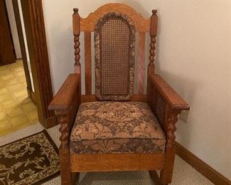 Vintage rocking chair - very ornate in great condition