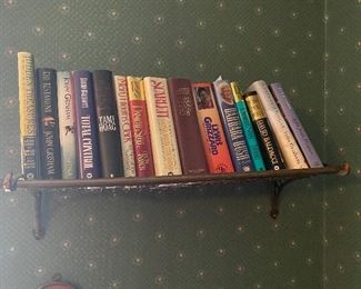 Small shelf with books