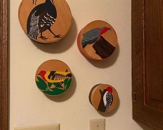 Painted set of birds - priced separately