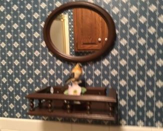 Mirror & shelf