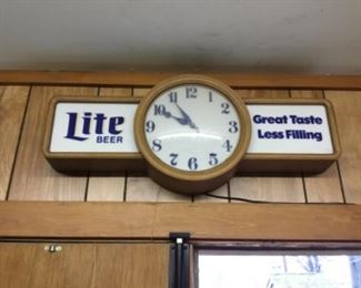 Miller lite clock