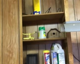 Storage room off patio