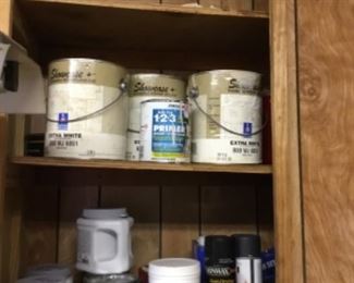 Storage room off patio