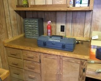 Storage room off patio