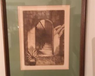 2nd of the two framed/signed prints