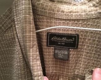 2XLT, 2XL, 3XLT sizes in men’s shirts