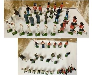 #3) $120 NOW 40% OFF (was $200 ) all 26 pc of Vintage Britain’s Ltd soldiers. Many with moving parts. As is as shown but overall great condition. (1 of 3 views)  