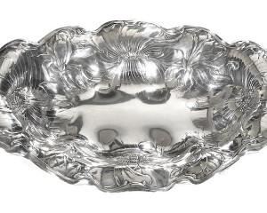 Antique Gorham Sterling Silver Bread Tray.  20" x 14" x 2".  45.57 Troy Ounces