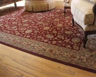 #14. $200.00. Area rug not marked needs cleaning 131” X 92”