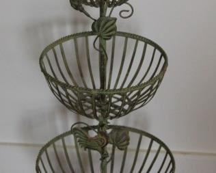 #32. $75.00. Wire holder 31”h