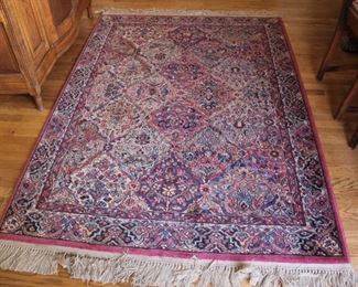 #36. $50.00. Karastan rug needs cleaning 73” X 52”
