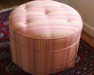 #42 $75.00. Poof stool 17.5”h x 24”d