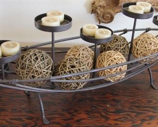 #56. $45.00. Candle holder 23” X 7”