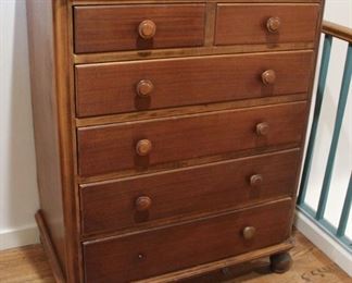 #60 $150.00. Chest of drawers. 46.5”h X 36”w X 22”d