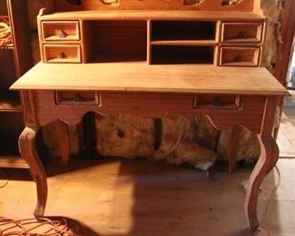 #76. 100.00. Desk perfect for a paint project 43”h X 47”w X 23.5”d