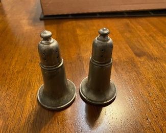 Pewter Salt and Pepper Shakers